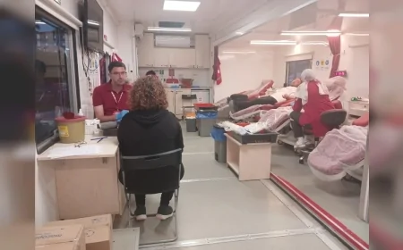 Türk Kızılayı Çorum'da Kan Bağışı Çağrısını Sürdürüyor