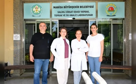 Manisa Büyükşehir Belediyesi ile Salihli Ziraat Odasının analiz laboratuvarı üreticilere bilimsel rehberlik sağlıyor