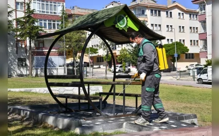 Ankara Büyükşehir Belediyesi Vektörle Mücadelede İlaçlama Çalışmalarını Akyurt, Çubuk ve Pursaklar'da Sürdürüyor