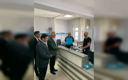 KASTAMONU İL SAĞLIK MÜDÜRÜ DR. FEVZİ YAVUZYILMAZ DADAY DEVLET HASTANESİ'NDE İNCELEMELERDE BULUNDU