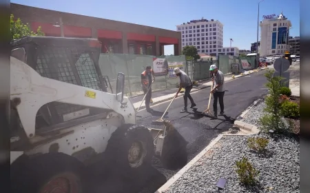 Tepebaşı Belediyesi İlçe Genelinde Asfalt, Yol ve Kaldırım Çalışmalarını Aralıksız Sürdürüyor!