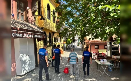 Odunpazarı Belediyesi Kaldırım İşgallerine Karşı Denetimlerini Sürdürüyor, Yayaların Kamusal Alan Hakkı Korunuyor