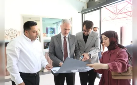 İnegöl Belediye Başkanı Alper Taban Bilim Merkezi Çalışmalarını İnceledi Yeni Eğitim Dönemini İşaret Etti