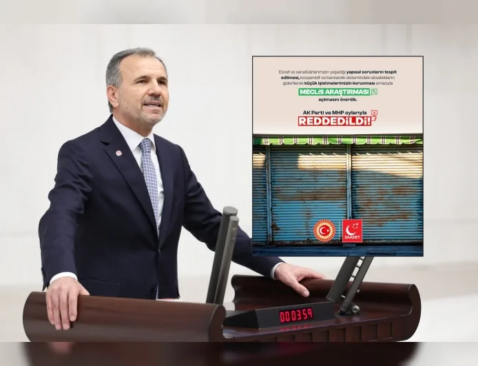 SAADET PARTİSİ ANKARA MİLLETVEKİLİ MESUT DOĞAN: “SİZ KİMİN İKTİDARISINIZ? SİZE OY VERENLERİN Mİ YOKSA TALİMAT VERENLERİN Mİ?”