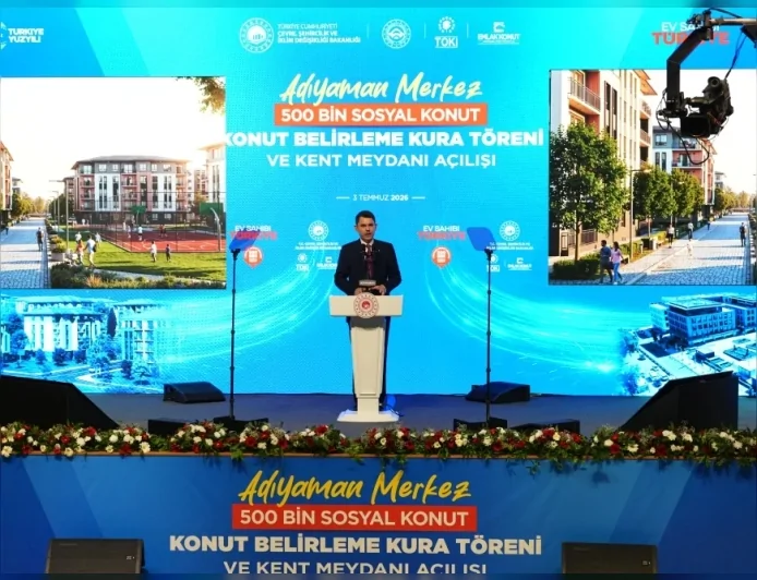 Çevre, Şehircilik ve İklim Değişikliği Bakanı Murat Kurum: “Hak sahibi kuralarımızı ilk Adıyaman’da çekmiştik, konutlarımızın yer belirleme kuralarını da yine burada başlatıyoruz”