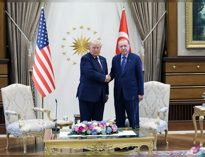 Cumhurbaşkanı Recep Tayyip Erdoğan ile ABD Başkanı Donald Trump Ankara'da Kritik Gündemle Bir Araya Geldi