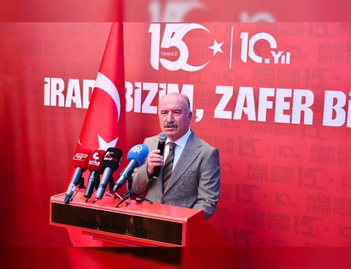 Çorum Valisi Ali Çalgan: “15 Temmuz'u unutmayacak, unutturmayacağız”