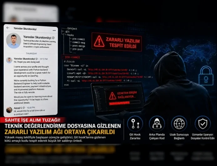 Sahte İşe Alım Sürecinde Gizlenen Zararlı Yazılım Ağı Ortaya Çıkarıldı