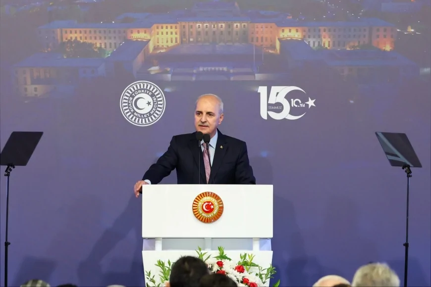 TBMM Başkanı Numan Kurtulmuş: “Türkiye, Kıbrıs Türk halkının meşru haklarının ve Ada’da barışın garantörüdür”
