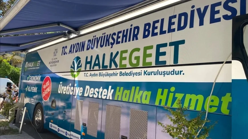 Aydın Büyükşehir Belediye Başkanı Özlem Çerçioğlu’nun Mobil Halk Ege Et hizmeti Atça’da vatandaşlardan yoğun ilgi gördü
