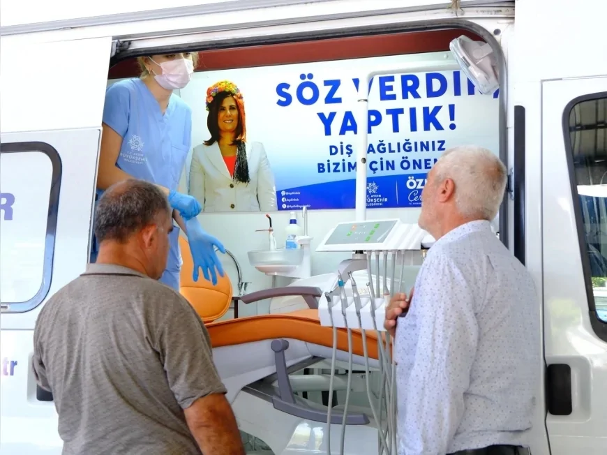 Aydın Büyükşehir Belediye Başkanı Özlem Çerçioğlu: “Mobil Ağız ve Diş Sağlığı Kliniklerimiz her gün farklı ilçelerde ve mahallelerde vatandaşlarımızla buluşmaya devam ediyor”