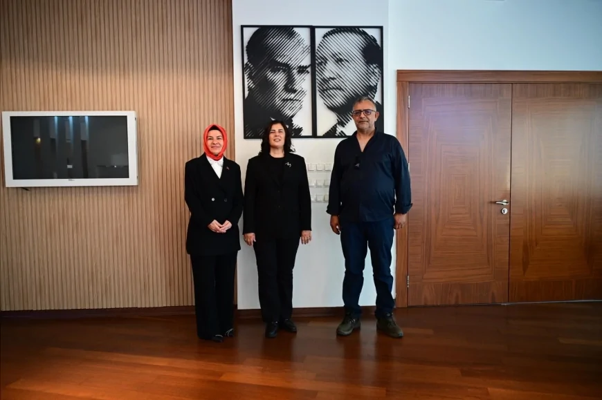 Aydın Büyükşehir Belediye Başkanı Özlem Çerçioğlu, İçişleri Bakanlığı ve Türkiye Basın Platformu temsilcilerini ağırladı