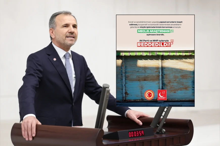 SAADET PARTİSİ ANKARA MİLLETVEKİLİ MESUT DOĞAN: “SİZ KİMİN İKTİDARISINIZ? SİZE OY VERENLERİN Mİ YOKSA TALİMAT VERENLERİN Mİ?”