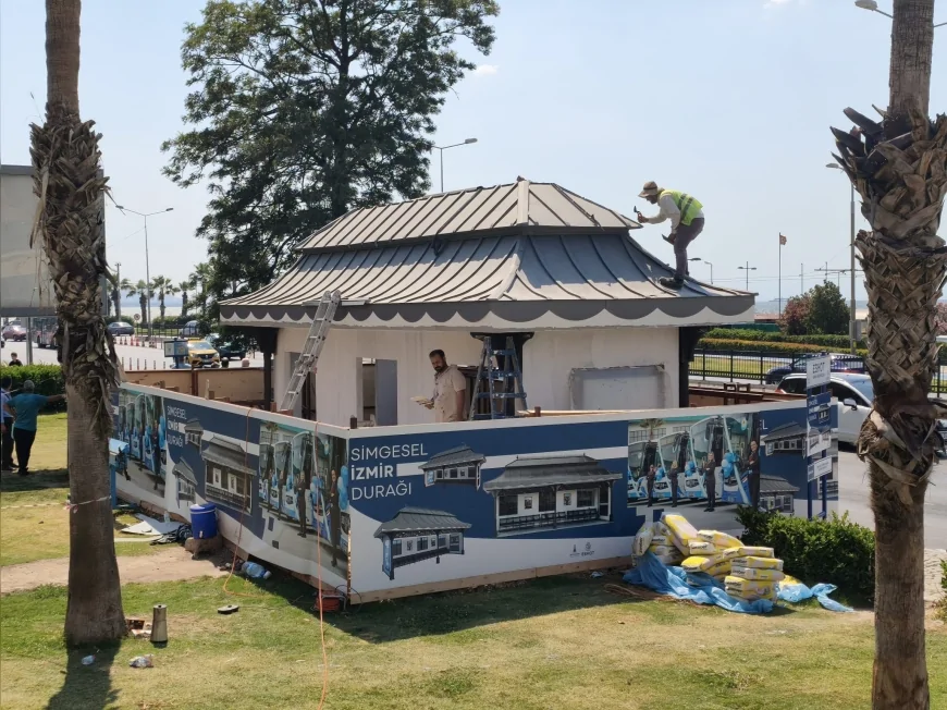 İzmir Büyükşehir Belediyesi ESHOT’un Konak’taki Simgesel İzmir Durağı projesinde çalışmalar tamamlanma aşamasına geldi!