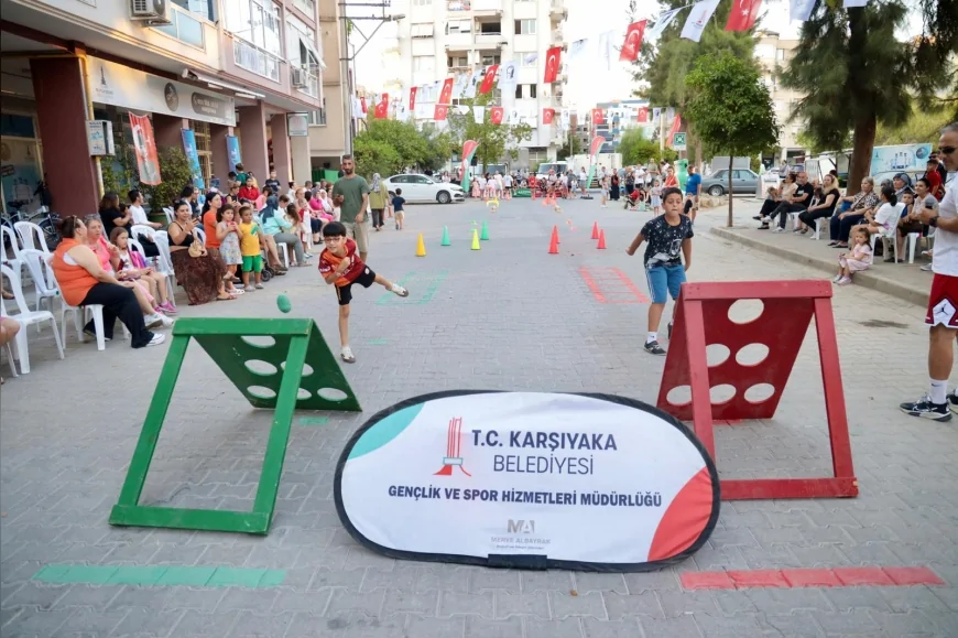 KARŞIYAKA BELEDİYESİ “SOKAK SENİN MAHALLE OLİMPİYATLARI” COŞKULU AÇILIŞLA BAŞLADI