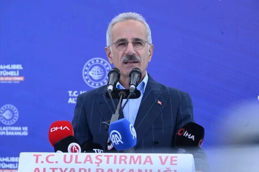 Ulaştırma ve Altyapı Bakanı Abdulkadir Uraloğlu: “Çamlıbel Tüneli ile 13 keskin virajı baypas ederek seyahat süresini 5 dakikaya düşüreceğiz”