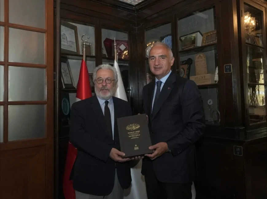 KÜLTÜR VE TURİZM BAKANI MEHMET NURİ ERSOY: “İSLAM DÜNYASININ ORTAK KÜLTÜREL MİRASININ KORUNMASINA YÖNELİK PROJELERİ VE ULUSLARARASI İŞ BİRLİKLERİNİ DEĞERLENDİRDİK”