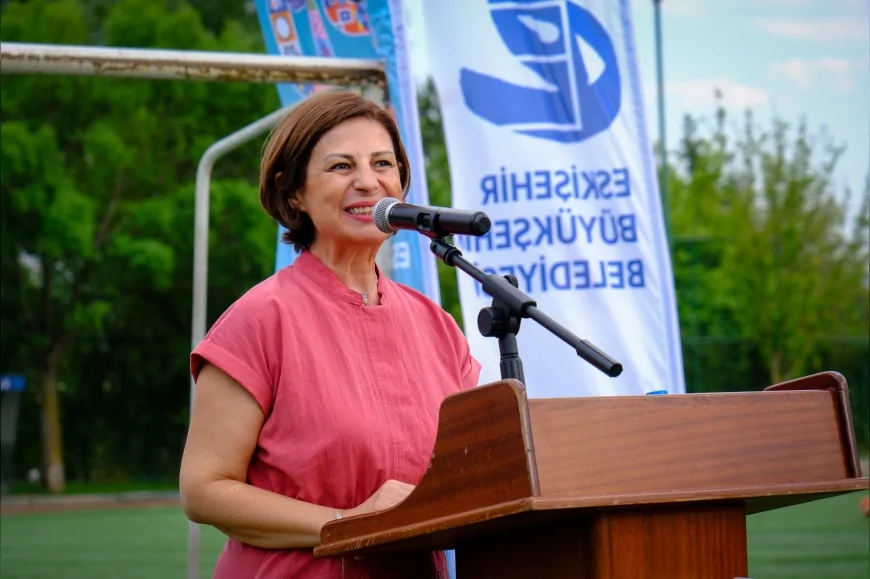 Eskişehir Büyükşehir Belediye Başkanı Ayşe Ünlüce: “Çocuklarımızın yaz tatilini sporla değerlendirmesini önemsiyoruz”