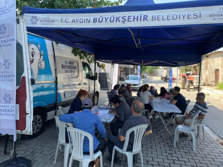 Aydın Büyükşehir Belediye Başkanı Özlem Çerçioğlu’nun Mobil Ağız ve Diş Sağlığı Klinikleri 5 İlçede Kırsal Mahallelerde Vatandaşlarla Buluştu