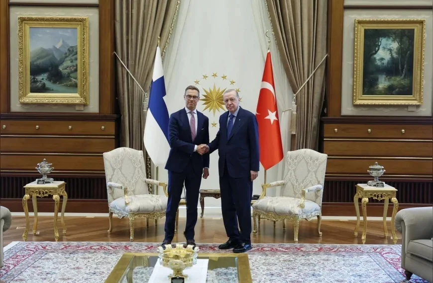Cumhurbaşkanı Recep Tayyip Erdoğan NATO Ankara Zirvesi kapsamında Finlandiya Cumhurbaşkanı Alexander Stubb ile görüştü