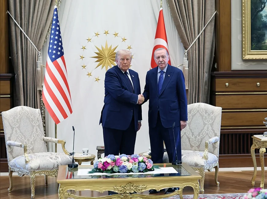 Cumhurbaşkanı Recep Tayyip Erdoğan ile ABD Başkanı Donald Trump Ankara'da Kritik Gündemle Bir Araya Geldi