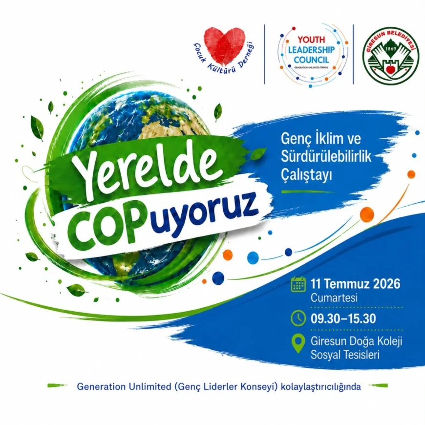 Giresun Belediyesi Genç İklim ve Sürdürülebilirlik Çalıştayı ile çocukların ve gençlerin önerilerini karar süreçlerine taşıyor