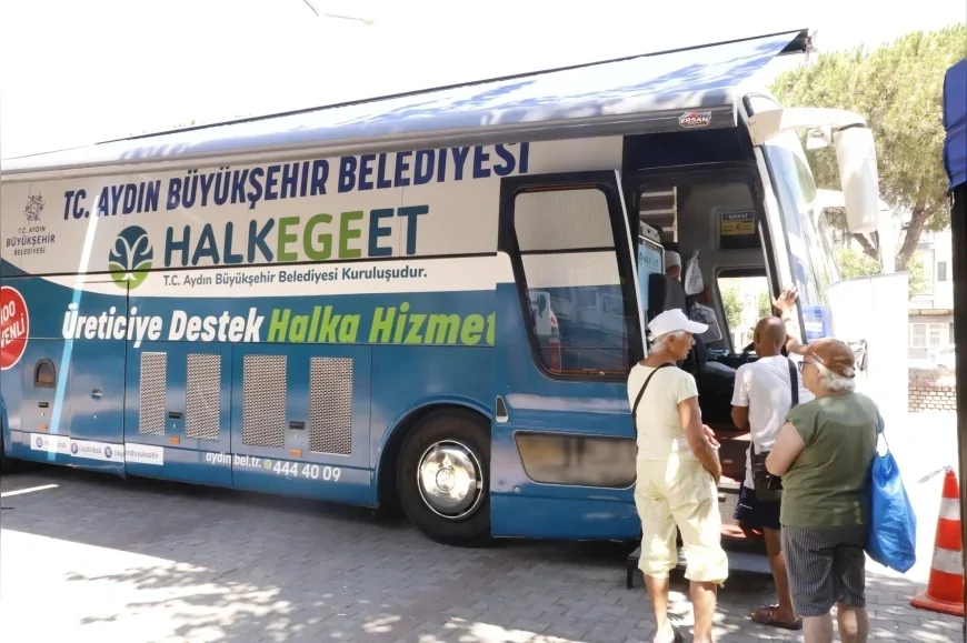 Aydın Büyükşehir Belediye Başkanı Özlem Çerçioğlu’nun Mobil Halk Ege Et Hizmeti Güzelçamlı’da Yoğun İlgi Gördü