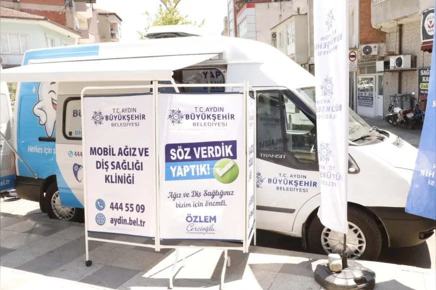 Aydın Büyükşehir Belediye Başkanı Özlem Çerçioğlu'nun Mobil Ağız ve Diş Sağlığı Klinikleri Germencik ve Koçarlı'da vatandaşlarla buluştu
