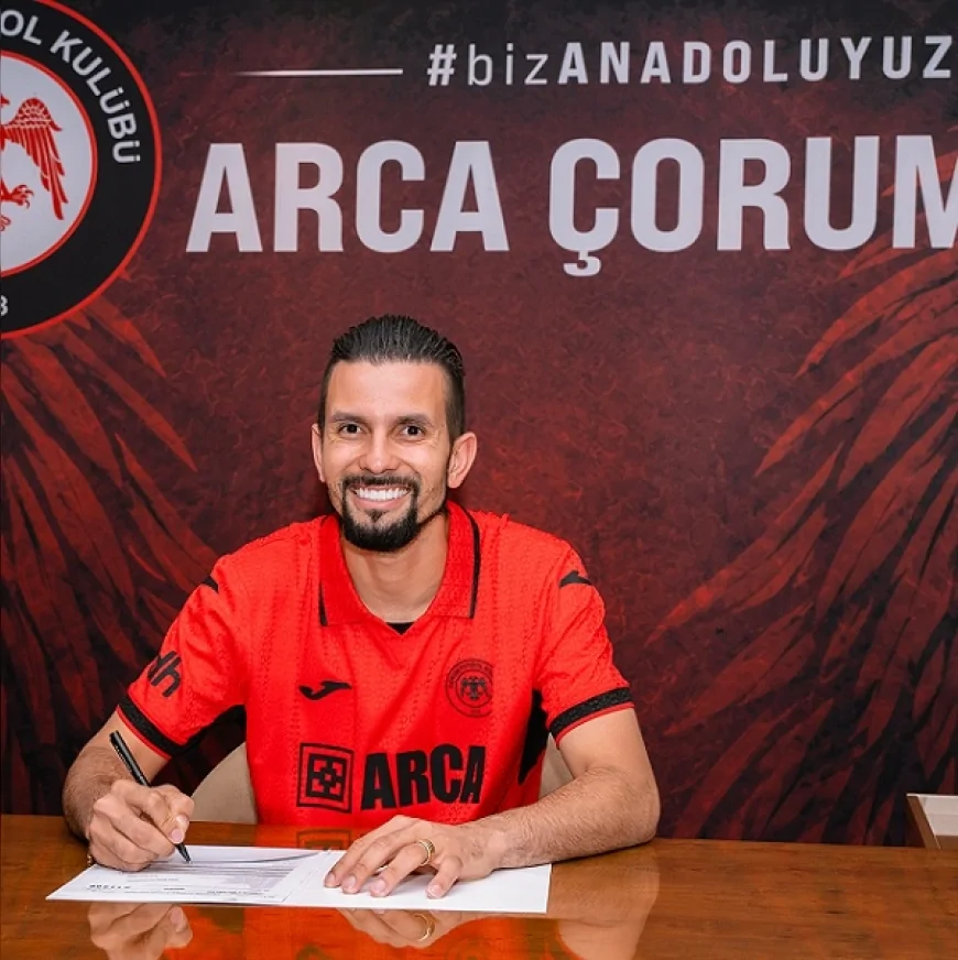 Marcos Felipe, Eyüpspor'dan ARCA Çorum FK'ya 2+1 Yıllık Sözleşmeyle Transfer Oldu