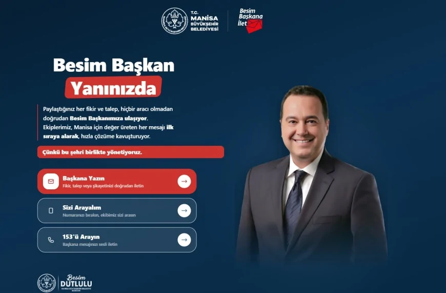 Manisa Büyükşehir Belediye Başkanı Besim Dutlulu: “Manisa’yı birlikte yönetiyoruz”
