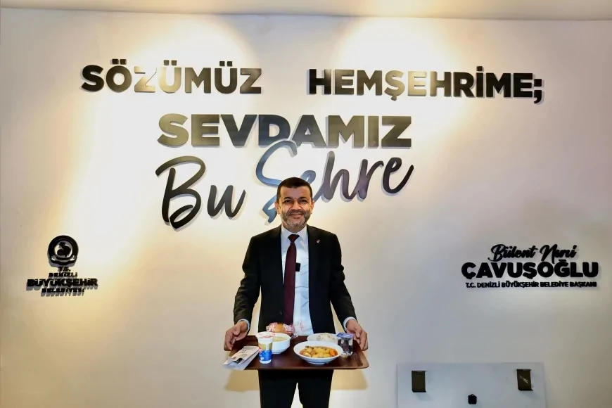 Denizli Büyükşehir Belediye Başkanı Bülent Nuri Çavuşoğlu: “Halkımızın sofrasını büyütmeye ve dayanışmayı güçlendirmeye devam edeceğiz”