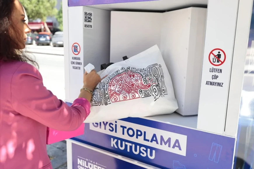 KONAKLILARIN ESKİ GİYSİLERİ ÇÖPE DEĞİL GERİ DÖNÜŞÜME GİDİYOR