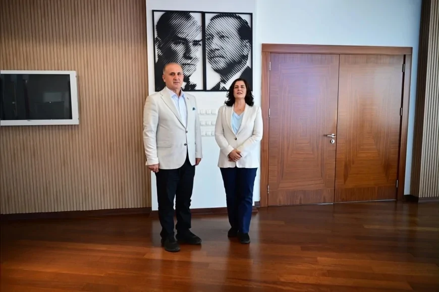 Aydın Büyükşehir Belediye Başkanı Özlem Çerçioğlu, İncirliova Belediye Başkanı Aytekin Kaya’yı ağırladı