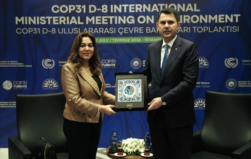 Çevre, Şehircilik ve İklim Değişikliği Bakanı Murat Kurum: “İstanbul Deklarasyonu, COP31 sürecinde D-8 ülkelerinin iklim müzakerelerinde daha güçlü bir rol üstlenmesine katkı sağlayacak”