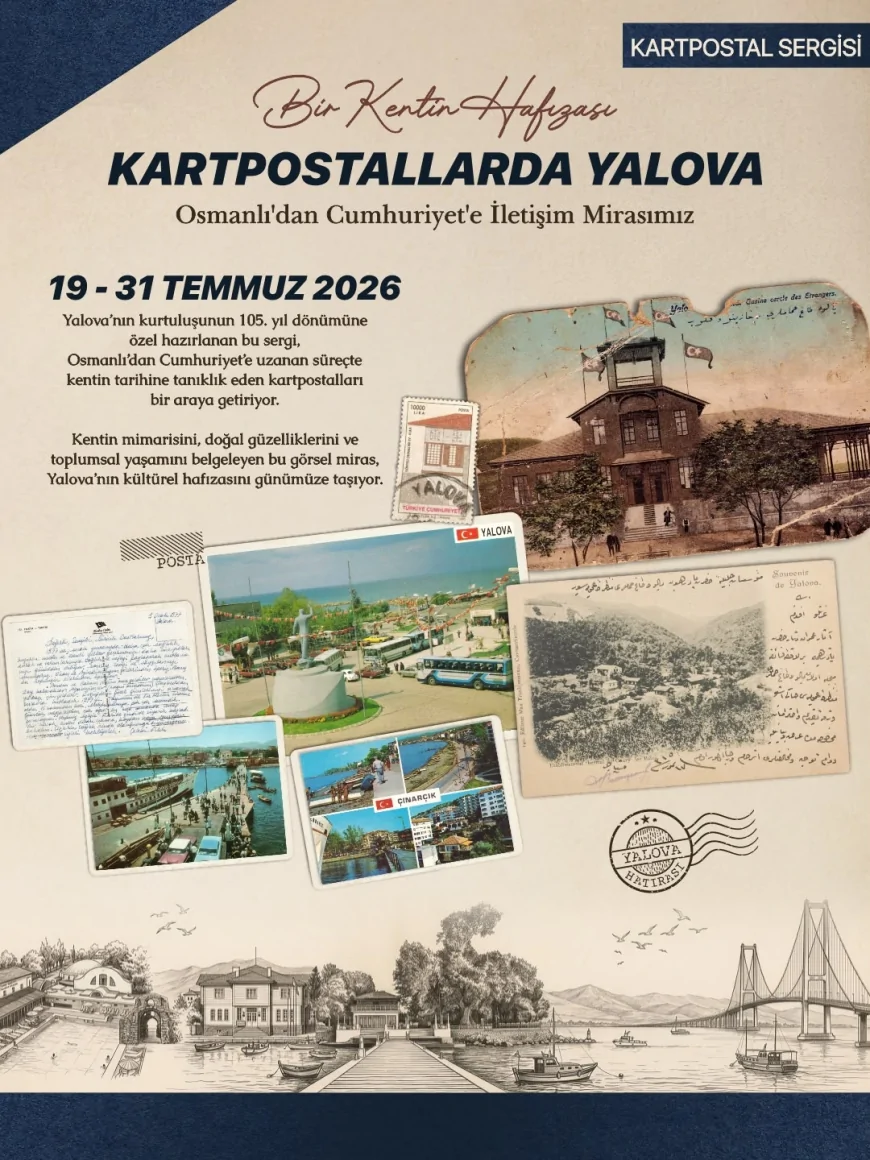 Yalova Belediye Başkanı Mehmet Gürel: “Kartpostallar kentimizin belleğini yaşatan önemli tarihi belgelerdir”
