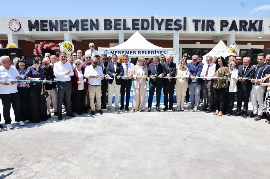 Menemen Belediye Başkanı Aydın Pehlivan: “Menemen marka kent haline geldi, TIR Parkı tüm şoförlerimize hayırlı olsun”