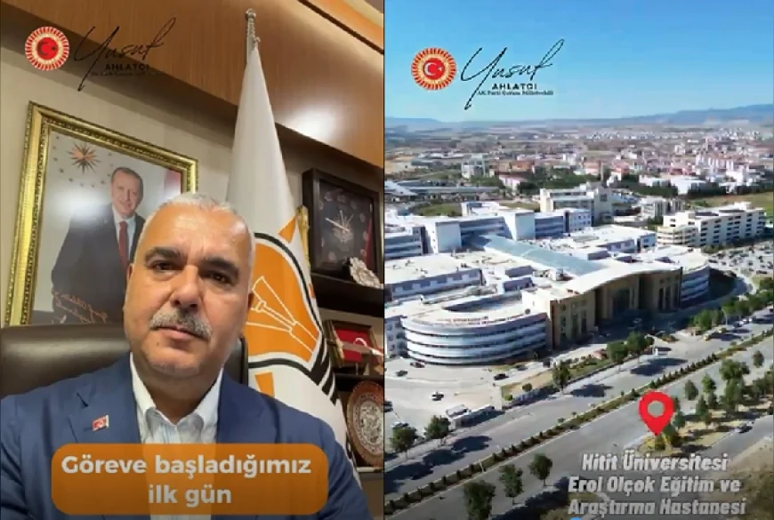 TBMM İçişleri Komisyonu Üyesi AK Parti Çorum Milletvekili Av. Yusuf Ahlatcı: “Çorum’un sağlık geleceğini ilmek ilmek işledik”