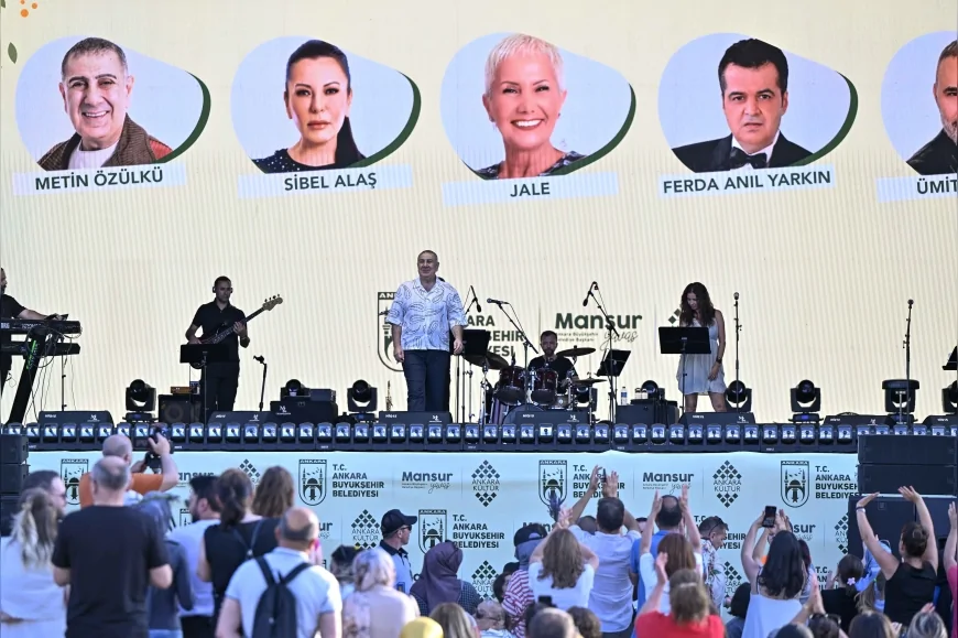 Ankara Büyükşehir Belediyesi ATA Çiftliği'nde düzenlenen Hasat Şenliği binlerce Başkentliyi üretim, doğa ve 90'lar konserinde buluşturdu