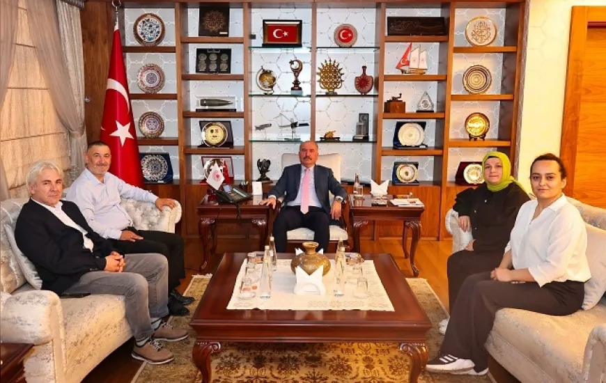 Çorum Kafkas Kültür Derneği Başkanı Ömer İder, Vali Ali Çalgan'ı Kafkas Festivali'ne davet etti