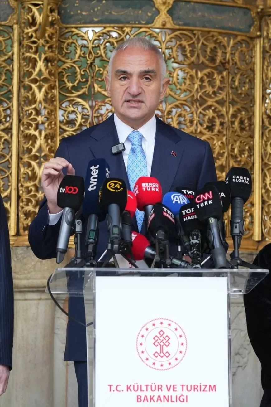 Kültür ve Turizm Bakanı Mehmet Nuri Ersoy: “Ayasofya'da tarihin en kapsamlı restorasyonunu kararlılıkla sürdüreceğiz”