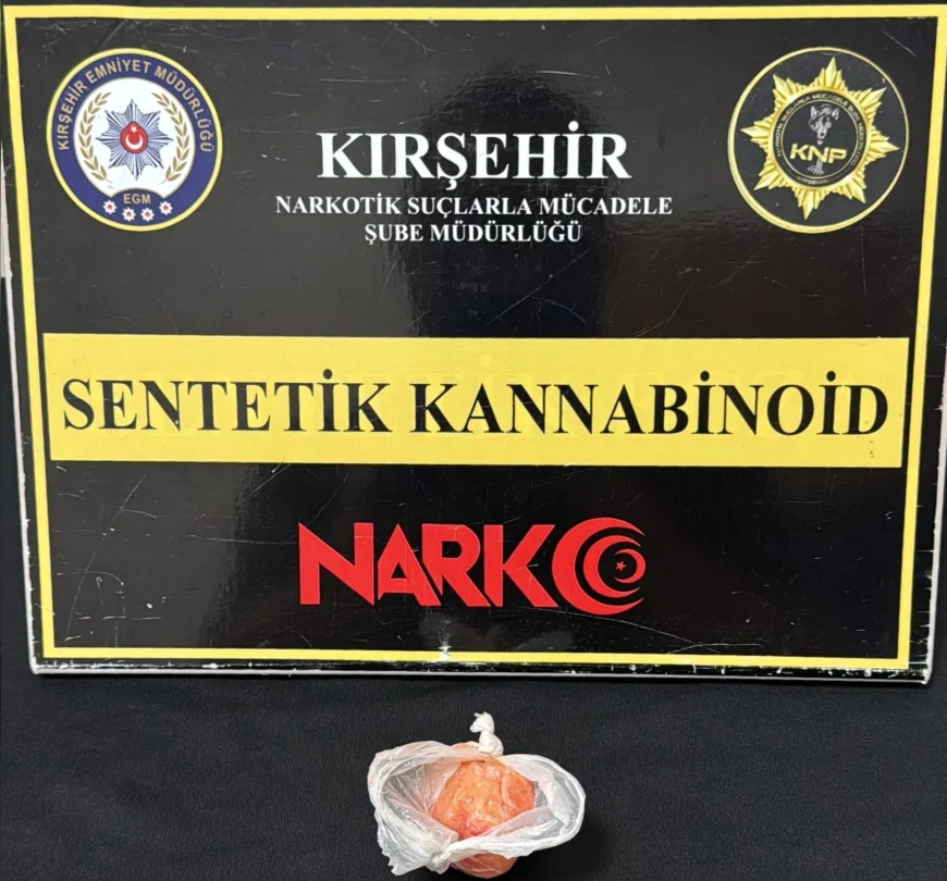 Kırşehir İl Emniyet Müdürlüğü koordinesindeki operasyonda sentetik kannabinoid hammaddesi ele geçirildi, 2 şüpheli tutuklandı