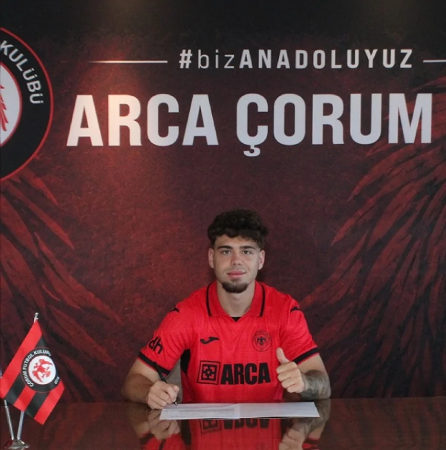 Arca Çorum FK, Romanya Milli Takımı'nın genç sol beki Andrei Borza ile 4+1 yıllık sözleşme imzaladı