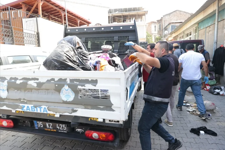 Konak Belediyesi Basmane'de İzinsiz Seyyar Satışa Yönelik Denetimlerini Sıkılaştırdı