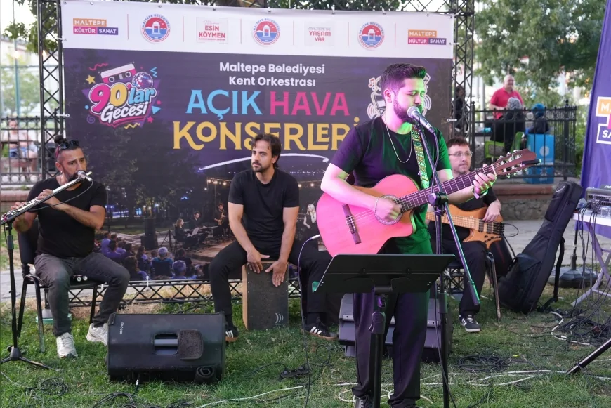 Maltepe Belediyesi Açık Hava Konserleri Girne Mahallesi’nde Yüzlerce Vatandaşı Müzikle Buluşturdu