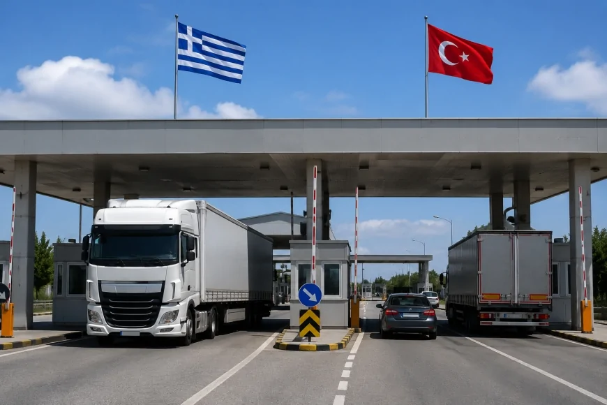 TİCARET BAKANLIĞI YUNANİSTAN SINIR KAPILARINDA SONA EREN İŞ BIRAKMA EYLEMİNİN ARDINDAN GEÇİŞLERİN NORMALE DÖNDÜĞÜNÜ AÇIKLADI