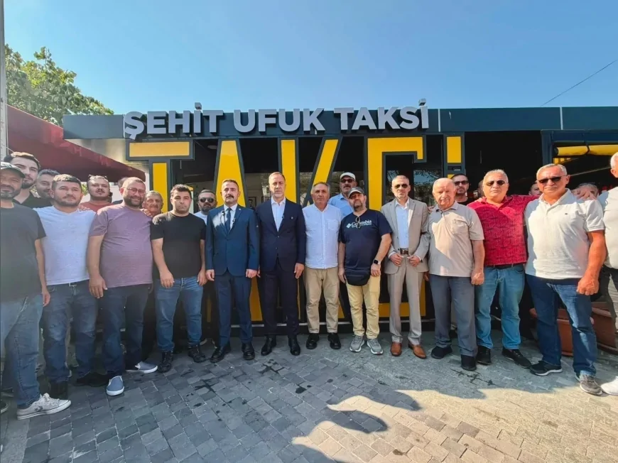 Şehit Ufuk Taksi Durağı önünde basın açıklaması: MHP İstanbul İl Başkanı Volkan Yılmaz'dan İBB'ye tepki