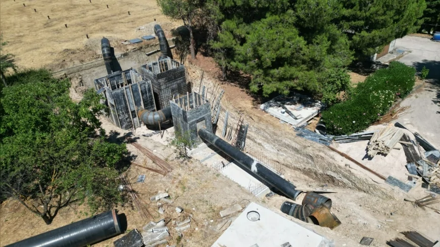 Bursa Büyükşehir Belediyesi Nilüfer’de İçme Suyu Kapasitesini Yüzde 50 Artıracak Projede Yüzde 70 Gerçekleşmeye Ulaştı