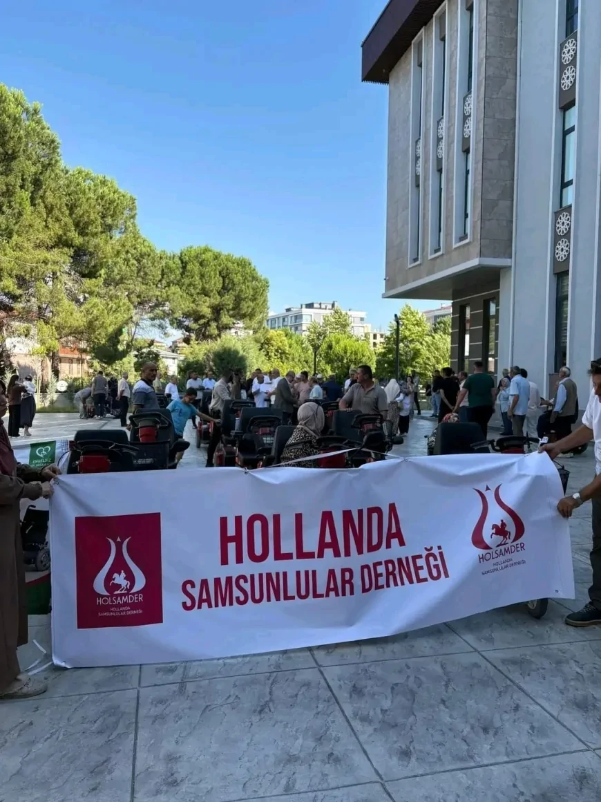 İHH Terme Şube Başkanı İsa Şahin: “İyilik sınır tanımıyor, gurbetteki güzel insanlara selam olsun”