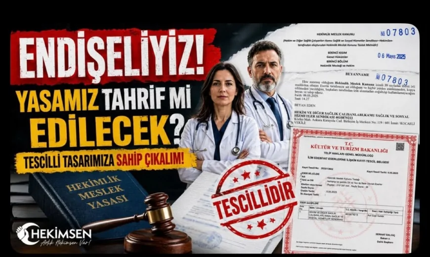 HEKİMSEN GENEL MERKEZİ: “HEKİMLİK MESLEK YASASI TASLAĞI TÜM PAYDAŞLARIN KATILIMIYLA DEĞERLENDİRİLMELİ”