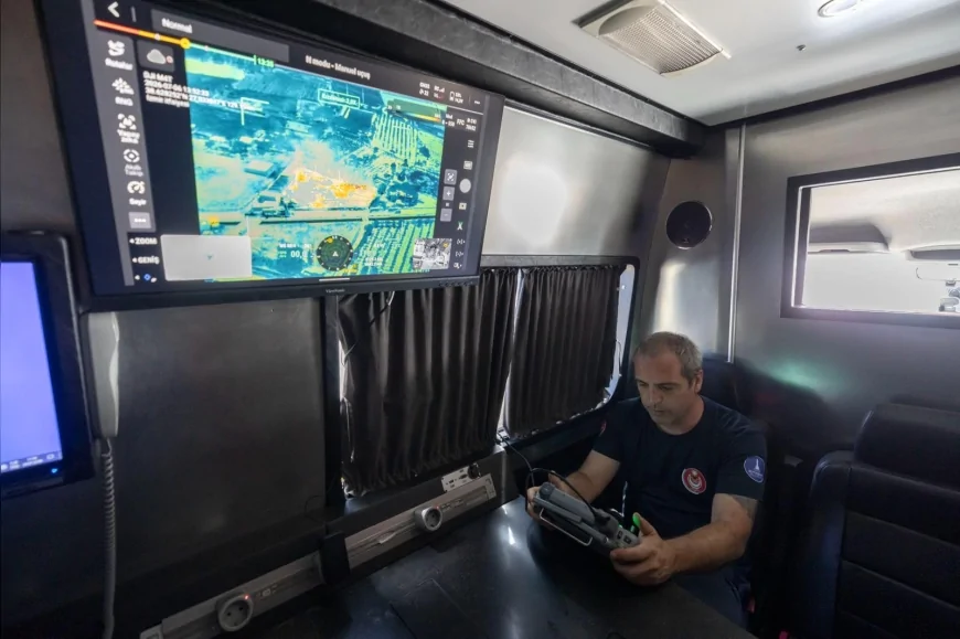 İzmir Büyükşehir Belediyesi İtfaiye Dairesi Yangın ve Acil Müdahale Şube Müdürü Haldun Engin: “Dron sayesinde yangınlara daha hızlı, etkin ve güvenli müdahale edebiliyoruz